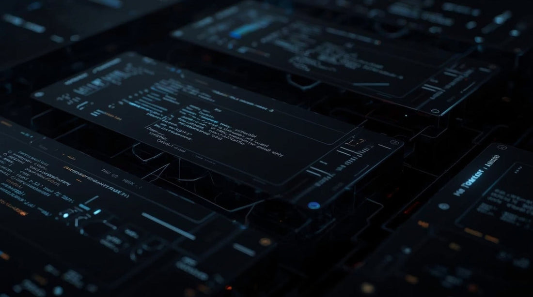 system command in dark screen