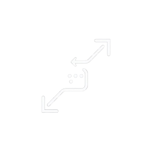 White arrow icon on a white background